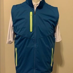 FootJoy Blue Vest with Yellow Accents